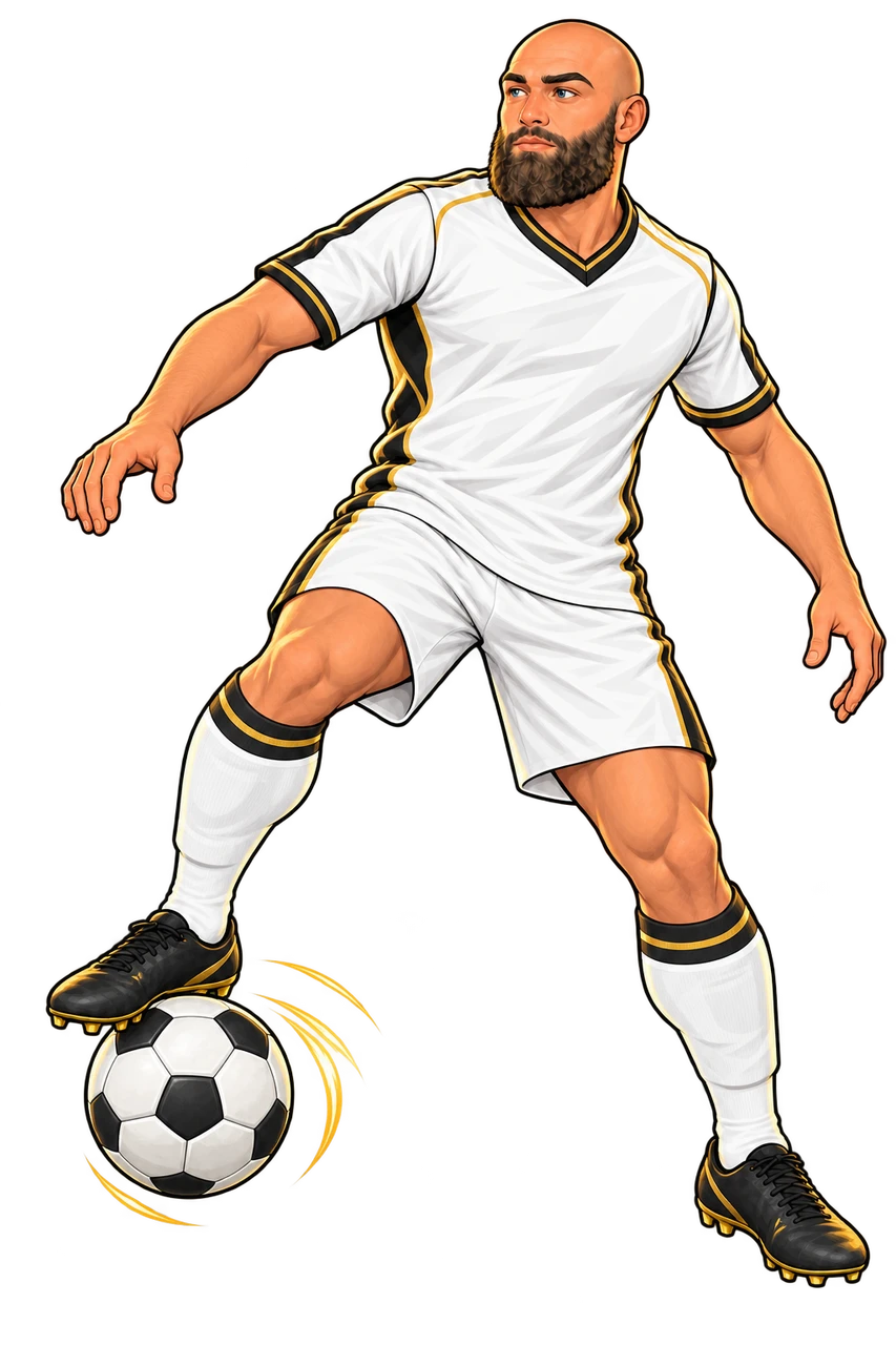 Brother nimmt den Ball an